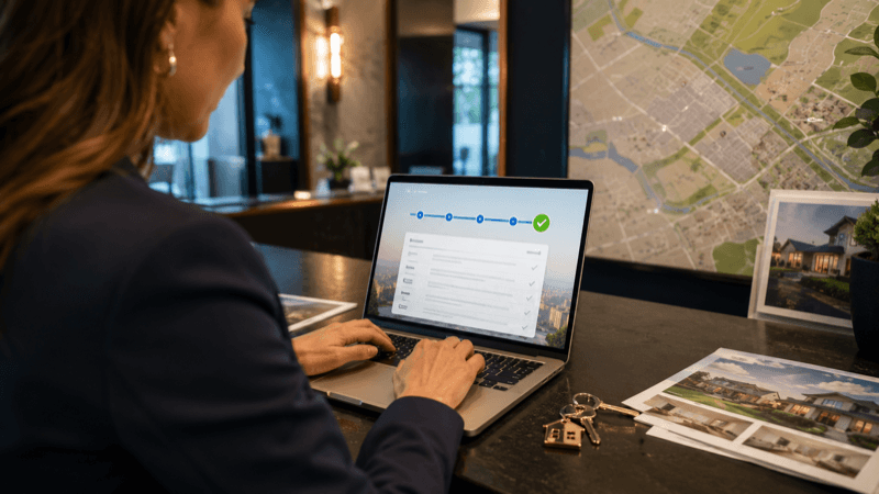 Real estate AI receptionist connected to Follow Up Boss or KvCORE in minutes